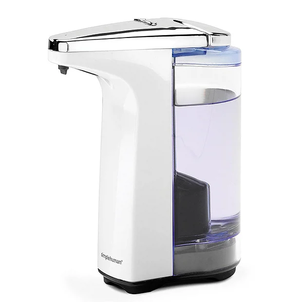 Simplehuman Liquid Sensor Pump Soap Dispenser - White 3 Simplehuman Liquid Sensor Pump Soap Dispenser - White - Image 3