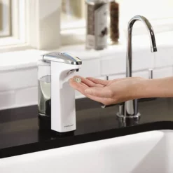 Simplehuman Liquid Sensor Pump Soap Dispenser - White 8 Simplehuman Liquid Sensor Pump Soap Dispenser - White -smedbo shop st1018 d2