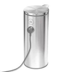Simplehuman Rechargeable Liquid Sensor Pump Soap Dispenser - Brushed Steel -smedbo shop st1043 d2
