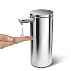 Simplehuman Rechargeable Liquid Sensor Pump Soap Dispenser - Polished Steel -smedbo shop st1044 d4