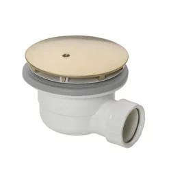 Crosswater Brushed Brass 90mm High Flow Shower Tray Waste