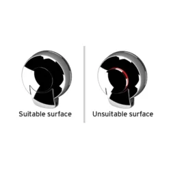 Victorian Plumbing Orion SuctionLoc Chrome Bottle Shower Basket