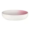 Victorian Plumbing Sunrise Soap Dish - White Dolomite / Pink