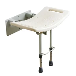 Drive DeVilbiss Wall Mounted Shower Seat With Drop Down Legs