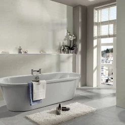 Showerwall Pergamon Marble Waterproof Decorative Wall Panel - Various Size Options -smedbo shop swpermar d2