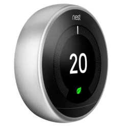 Nest Stainless Steel Learning Thermostat 3rd Generation -smedbo shop t3028gb d1