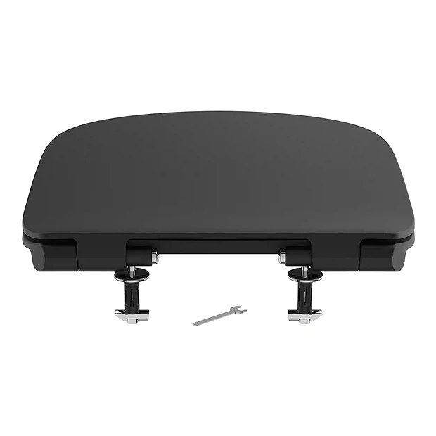 Ideal Standard Tesi Silk Black Soft Close Thin Toilet Seat & Cover 6 Ideal Standard Tesi Silk Black Soft Close Thin Toilet Seat & Cover - Image 6