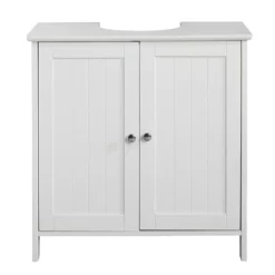Victorian Plumbing Tongue And Groove Under Basin Cabinet - White