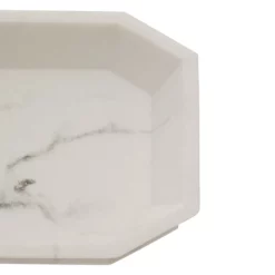 Trafalgar Grey Marble Effect Polyresin Soap Dish