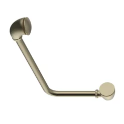 Heritage Bathroom Heritage Exposed Push-Button Bath Waste - Brushed Brass