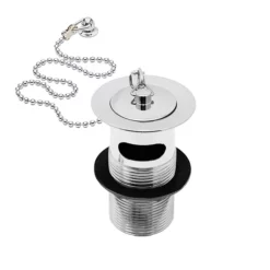 Heritage Bathroom Heritage - Slotted Basin Waste - Chrome