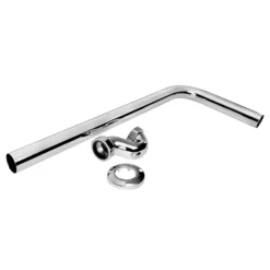 Heritage Bathroom Heritage - Shallow Trap Bath Waste - Chrome