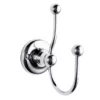 Hudson Reed Traditional Chrome Double Robe Hook