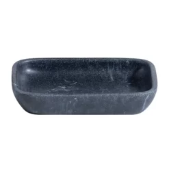 Trafalgar Anthracite Marble Effect Polyresin Soap Dish