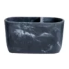 Trafalgar Anthracite Marble Effect Polyresin Electric Toothbrush Holder