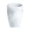 Trafalgar White Marble Effect Polyresin Tumbler