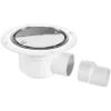 McAlpine Plumbing Product McAlpine 50mm Water Seal Trapped Gully With Polished Stainless Steel Cover Plate