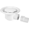 McAlpine Plumbing Product McAlpine 50mm Water Seal Trapped Gully With White Plastic Cover Plate