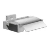 Villeroy & Boch Villeroy And Boch Elements Striking Toilet Roll Holder With Cover - Chrome