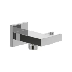 Villeroy & Boch Villeroy And Boch Universal Square Shower Wall Outlet With Handset Holder - Chrome