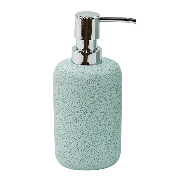 Toreno Duck Egg Terrazzo-Effect Polyresin Liquid Soap Dispenser 1 Toreno Duck Egg Terrazzo-Effect Polyresin Liquid Soap Dispenser