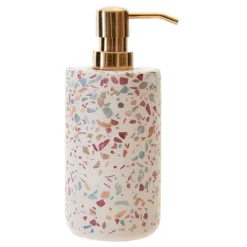 Toreno Terrazzo-Effect Concrete Lotion/Soap Dispenser