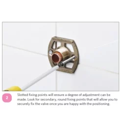 Nuie Fast-Fit Bracket For Bar Thermostats 8 Nuie Fast-Fit Bracket For Bar Thermostats -smedbo shop ultrachromewallmountedfixingsa3152