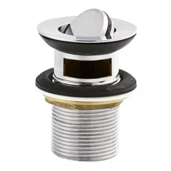 Hudson Reed Slotted Flip Top Basin Waste - Chrome