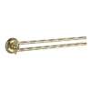 Smedbo Villa Swing Arm Towel Rail - Polished Brass
