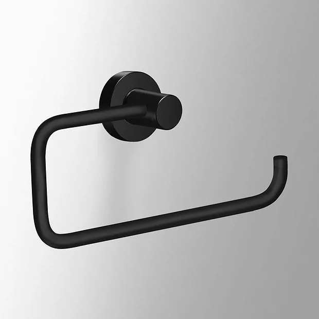 Venice Black Open Towel Ring 1 Venice Black Open Towel Ring