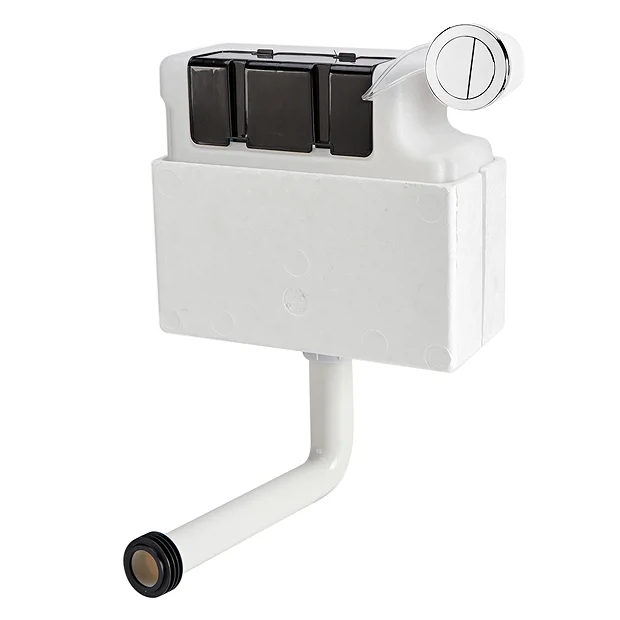 Venice Concealed WC Cistern With Chrome Push Button Flush 2 Venice Concealed WC Cistern With Chrome Push Button Flush - Image 2