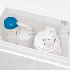 Venice Concealed WC Cistern With White Push Button Flush