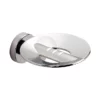 Venice Chrome Metal Soap Dish With Holes
