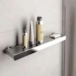 Venice Chrome 500mm Metal Shelf