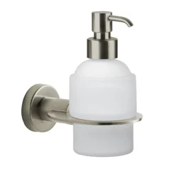 Venice Brushed Nickel Wall Mounted Soap Dispenser