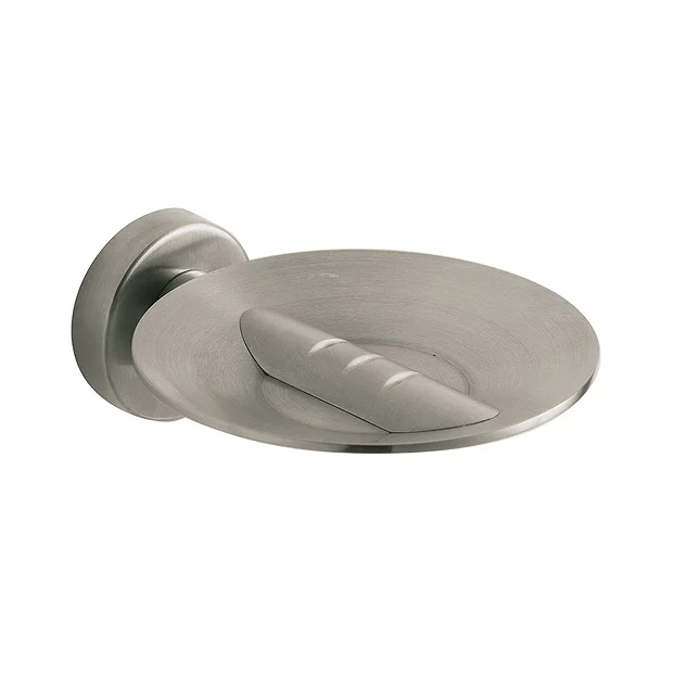 Venice Brushed Nickel Metal Soap Dish & Holder 1 Venice Brushed Nickel Metal Soap Dish & Holder
