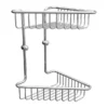 Venice Chrome 2-Tier Corner Wire Shower Caddy