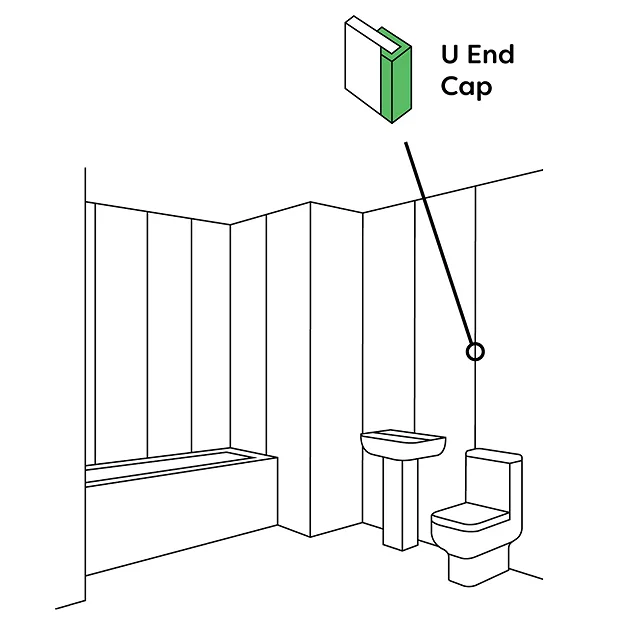Victorian Plumbing Orion End Trim - White PVC 3 Victorian Plumbing Orion End Trim - White PVC - Image 3