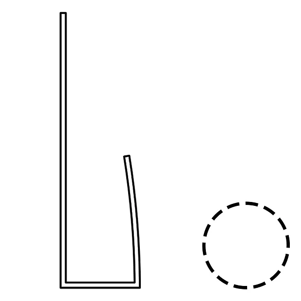 Victorian Plumbing Orion End Trim - White PVC 1 Victorian Plumbing Orion End Trim - White PVC