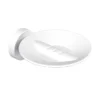 Venice White Metal Soap Dish