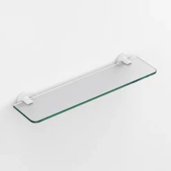 Venice White 500mm Glass Shelf