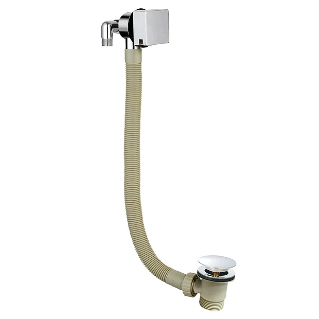 Nuie - Square Slimline Freeflow Bath Filler 2 Nuie - Square Slimline Freeflow Bath Filler - Image 2