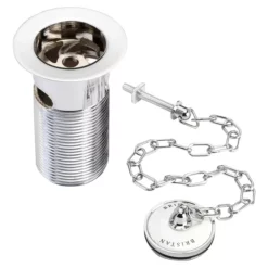 Bristan - Traditional Basin Waste With Porcelain Plug - Chrome