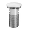 Bristan Round Clicker Basin Waste - Slotted - Chrome