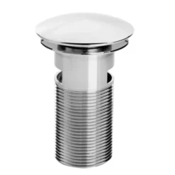 Bristan Round Clicker Basin Waste - Slotted - Chrome