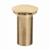 Bristan Round Unslotted Clicker Basin Waste - Gold