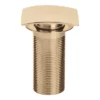 Bristan Square Unslotted Clicker Basin Waste - Gold