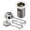Bristan - Traditional Bath Waste With Porcelain Plug - Chrome