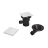 Bristan - Square Clicker Bath Waste With Overflow