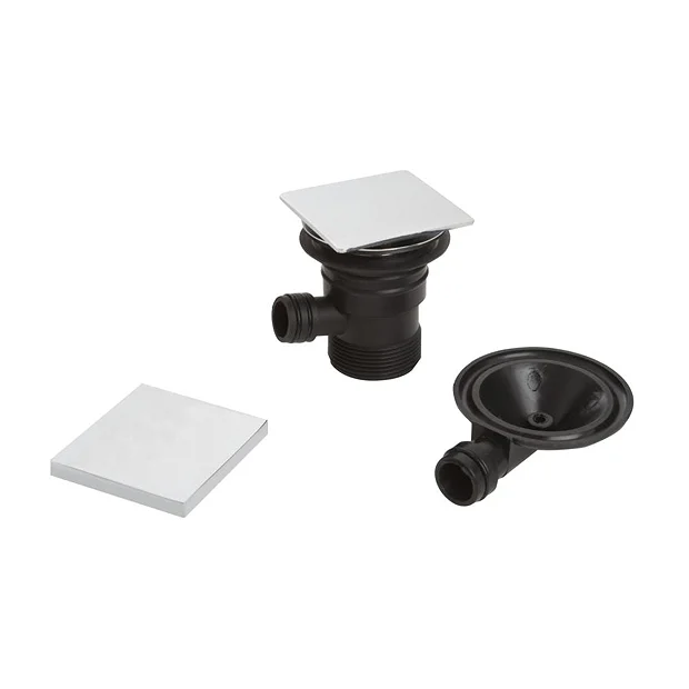 Bristan - Square Clicker Bath Waste With Overflow 1 Bristan - Square Clicker Bath Waste With Overflow